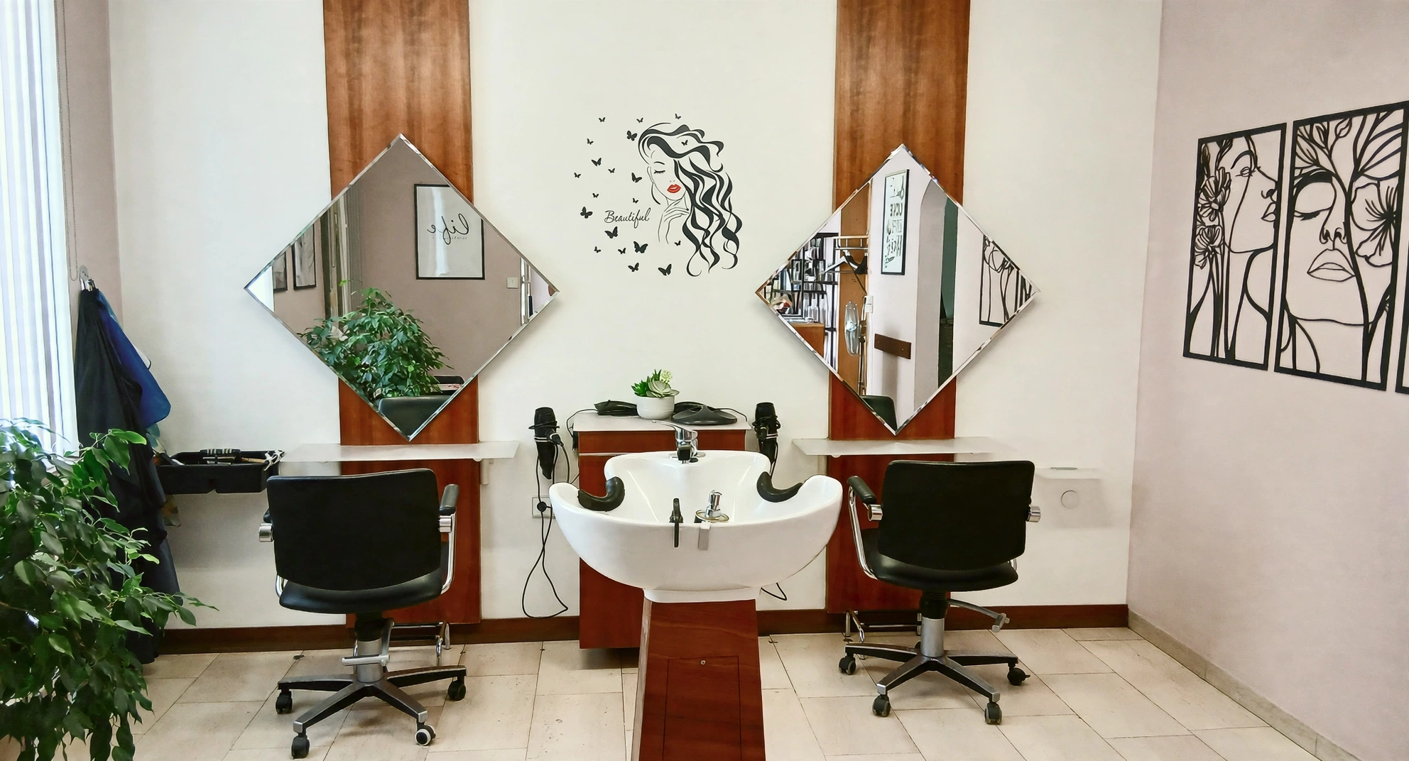 Kontakt Waschplatz im Friseursalon Sejla's Hairdesign in Schriesheim